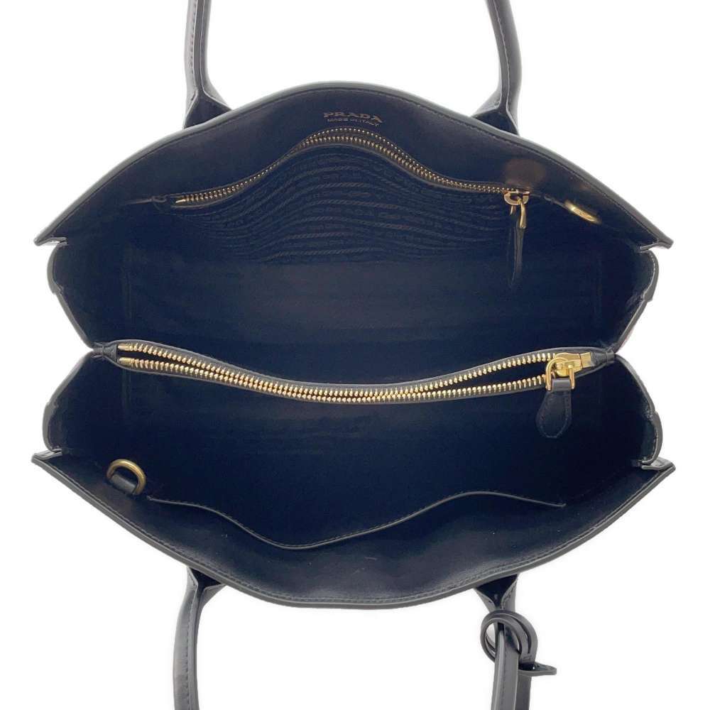 Prada Sophie Leather Handbag Shoulder Bag Black - Picture 6 of 12